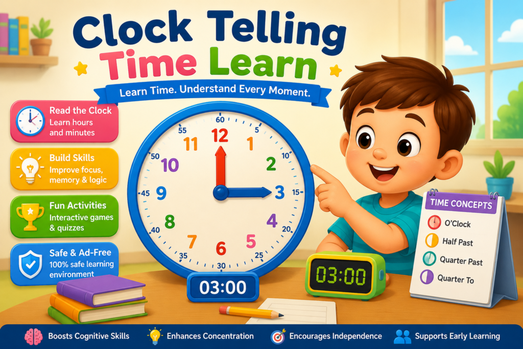 Clock Telling Time Learn