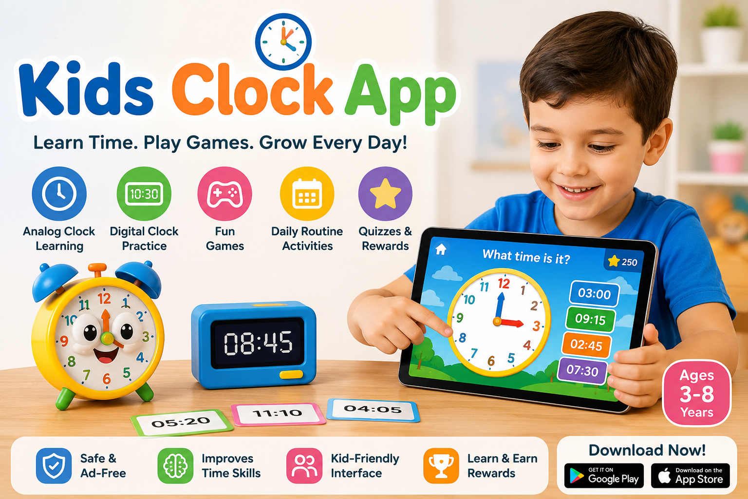 Clock Learning App