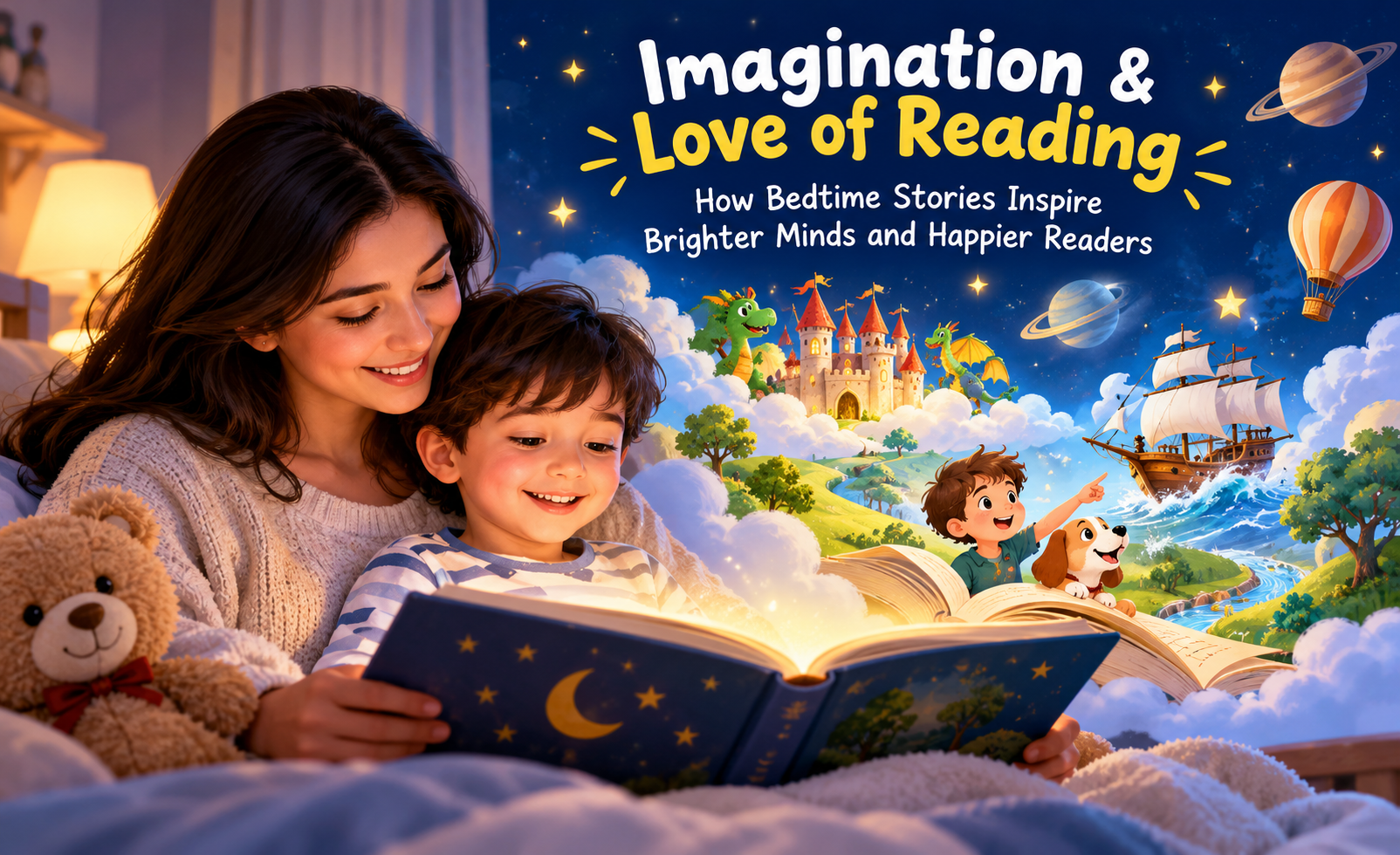Imagination and Love of Reading Through Bedtime Stories for Kids