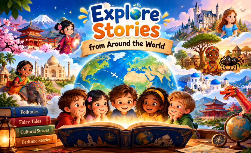 Explore Stories from Around the World – Magical Bedtime Stories for Kids